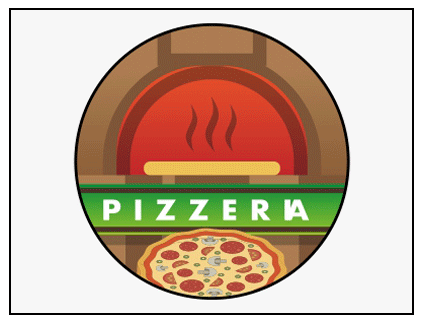 Enseigne pour pizzeria