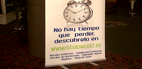 Roll-up expositor arrollable
