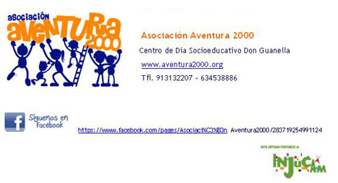 Rótulo social de Rotulowcost para Asociación Aventura 2000