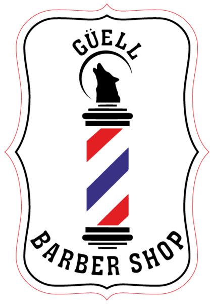  Guell Barber Shop - Barcelona 45x65 cm