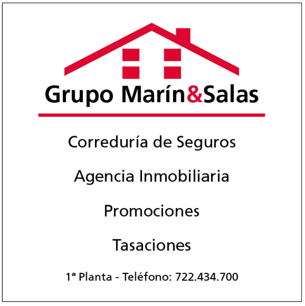 Placa de empresa de metacrilato Grupo Marin&Salas - Huelva 20x20 cm