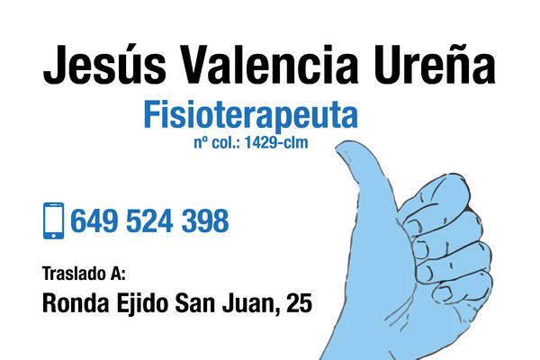 Placa de empresa de metacrilato Jesus Valencia Ureña - CIUDAD REAL 30x20 cm