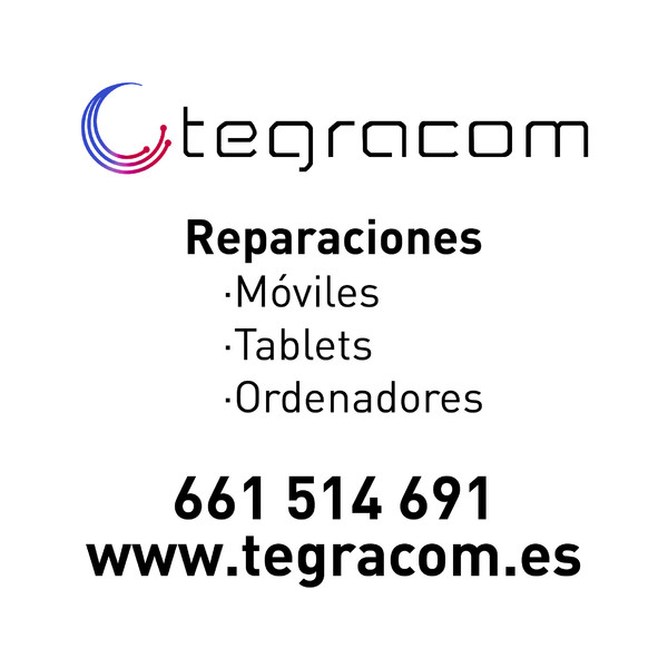 Placa de empresa de metacrilato Tegracom - Murcia 20x20 cm