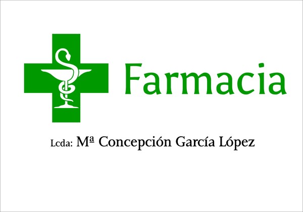 Placa de empresa de metacrilato Mª Concepción García López - 50x35 cm