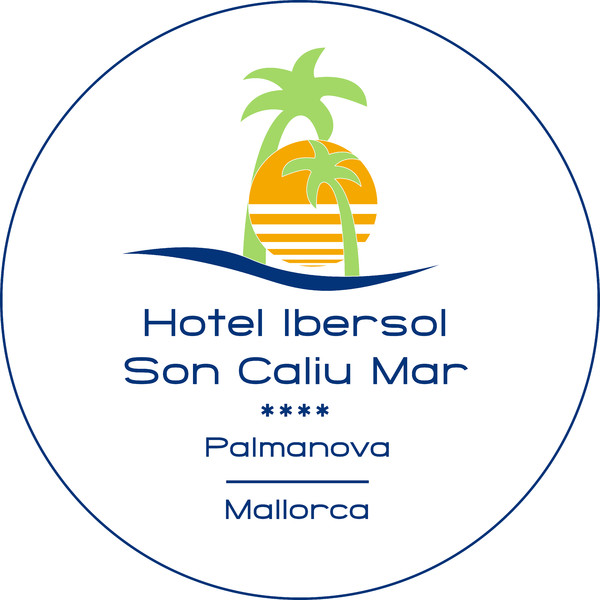 Rótulo luminoso redondo económico HOTEL IBERSOL SON CALIU MAR - Mallorca 100x100 cm