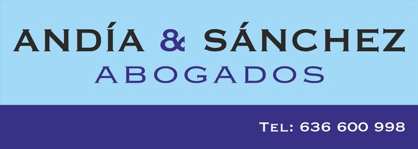 Rótulo luminoso una cara Andía&Sánchez Abogados - Navarra 140x50 cm