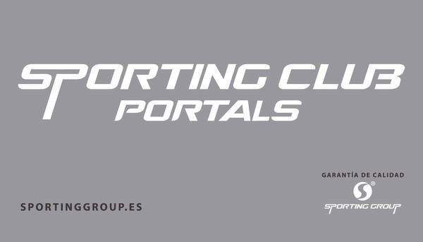 Letras recortadas de PVC lacado color Sporting Club Portals - Islas Baleares 320x130 cm