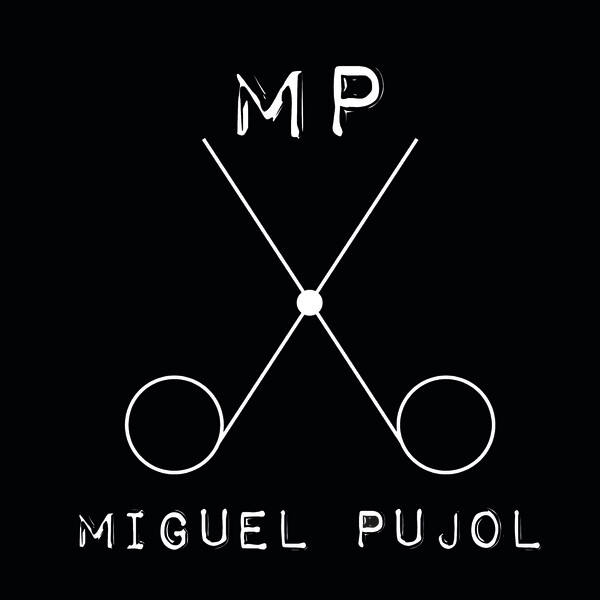 Banderola luminosa dos caras Peluquería Miguel Pujol - Mallorca 50x50 cm