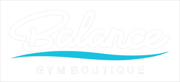 Letras recortadas de PVC lacado color Balance Gym Boutique - Granada 325x130 cm
