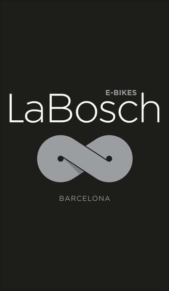 Banderola de lona con un soporte La Bosch - Barcelona 50x50 cm Banderola de lona con un soporte La Bosch - Barcelona 50x50 cm