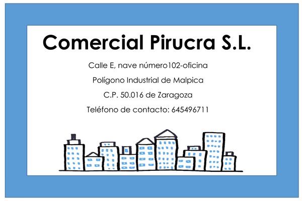  Comercial Pirucra s.l. - Zaragoza 30x20 cm