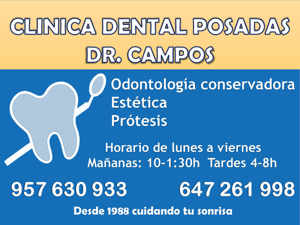 Rótulo sin iluminación una cara Clínica Dental Posadas - Córdoba 80x60 cm