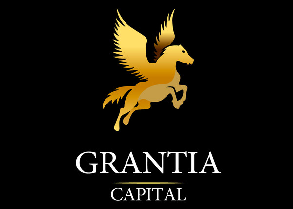 Placa de empresa de metacrilato Grantia Capital - 28x20 cm