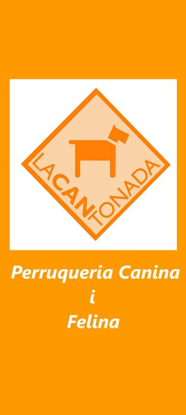 Banderola de lona con un soporte La Cantonada - Barcelona 50x70 cm