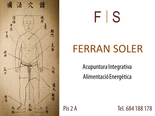 Placa de empresa de metacrilato Ferran Soler - 30x20 cm