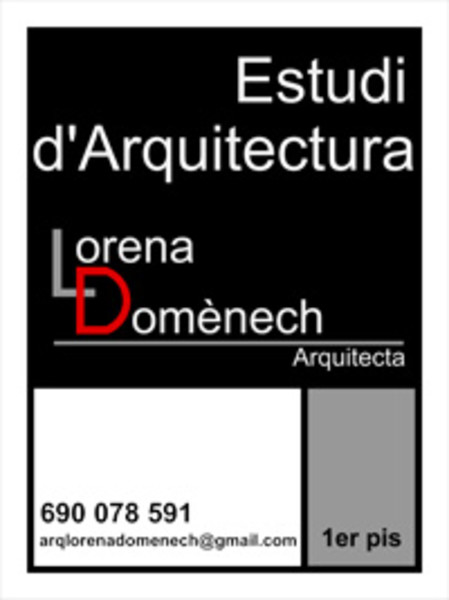  Estudi d''Arquitectura Lorena Domenech SLP - Valencia 30x40 cm