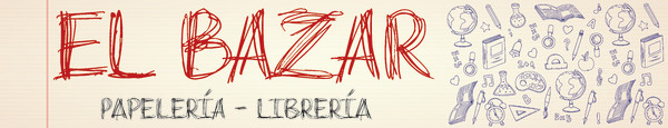 Rótulo sin iluminación una cara El BAZAR - Zaragoza 169x32 cm