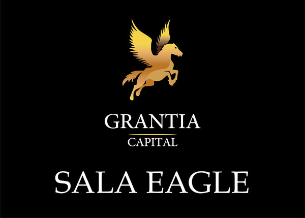 Placa de empresa de metacrilato Grantia Capital - 28x20 cm
