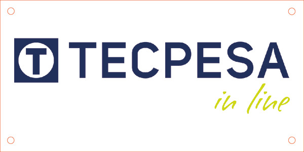Placa de Empresa de metacrilato rectangular TECPESA - Barcelona 40x20 cm Placa de Empresa de metacrilato rectangular TECPESA - Barcelona 40x20 cm