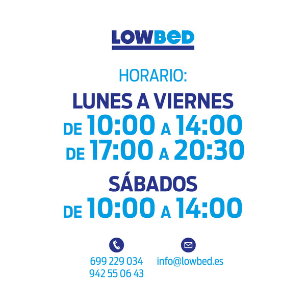  LOWBED DESCANSO SL - Madrid 30x30 cm