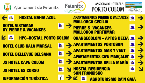 Vinilo impresión digital pegado exterior Ajuntament de Felanitx (Departament de Turisme) - 191x110 cm