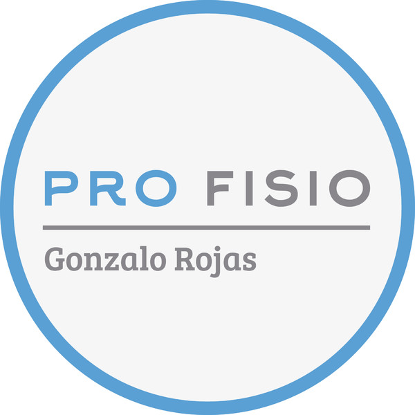 Banderola luminosa redonda dos caras Pro-Fisio Gonzalo Rojas - 60x60 cm