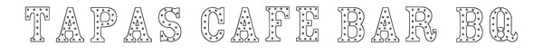 Letras corpóreas vintage bombillas ¡ECO! ADEXXIA COMMUNICATION - 500x38 cm Letras corpóreas vintage bombillas ¡ECO! ADEXXIA COMMUNICATION - 500x38 cm