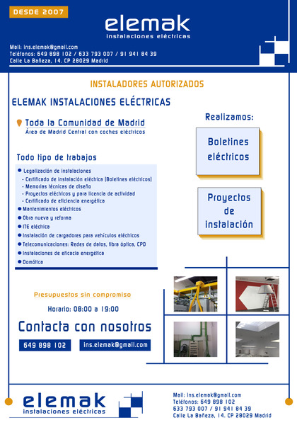 Vinilo glass impresión digital pegado INTERIOR instalaciones electricas elemak S.L - Madrid 70x100 cm Vinilo glass impresión digital pegado INTERIOR instalaciones electricas elemak S.L - Madrid 70x100 cm