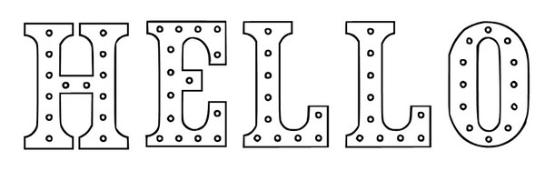 Letras corpóreas vintage bombillas ¡ECO! AGORA GESTIÓN DE EVENTOS, S.L. - 148x38 cm Letras corpóreas vintage bombillas ¡ECO! AGORA GESTIÓN DE EVENTOS, S.L. - 148x38 cm