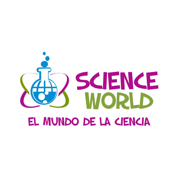 Banderola luminosa dos caras Science World - Madrid 60x60 cm