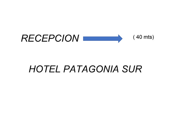 Placa de empresa de metacrilato HOTEL PATAGONIASUR - Cádiz 30x20 cm