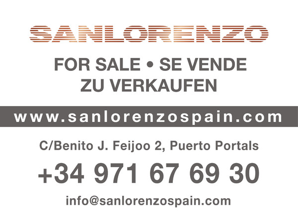Rótulo sin iluminación de PVC 3 mm Sanlorenzo Yachts Balear S.L. - 40x30 cm Rótulo sin iluminación de PVC 3 mm Sanlorenzo Yachts Balear S.L. - 40x30 cm