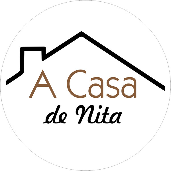 Banderola luminosa redonda dos caras A Casa de Nita - La Coruña 60x60 cm