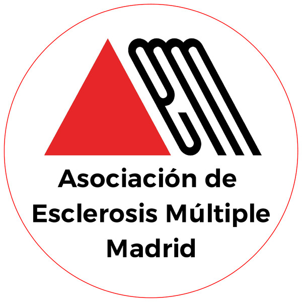 Banderola luminosa redonda dos caras Asociación de Esclerosis Múltiple Madrid - Madrid 40x40 cm