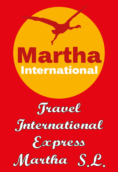 Rótulo luminoso una cara Travel International Express Martha S.L - Madrid 44x64 cm