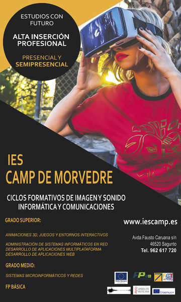 X-Banner IES CAMP DE MORVEDRE - 120x200 cm X-Banner IES CAMP DE MORVEDRE - 120x200 cm