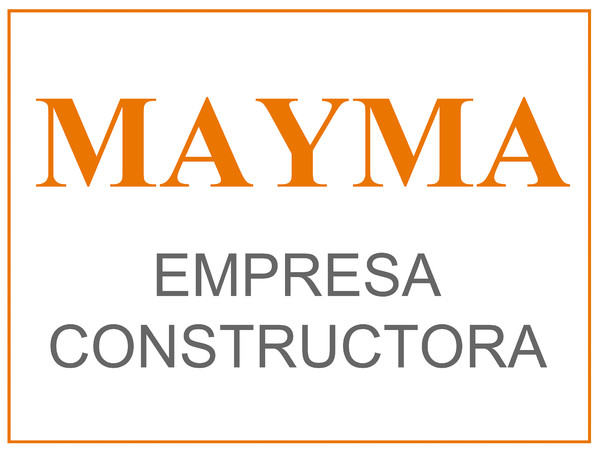 Placa de empresa de metacrilato mayma serveis i arquitectura - Barcelona 20x15 cm