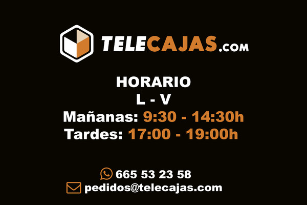 Placa de empresa de metacrilato TELECAJAS - Sevilla 30x20 cm