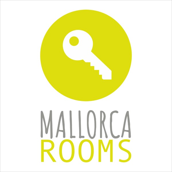 Rótulo sin iluminación enmarcado Mallorca Rooms - Islas Baleares 125x125 cm