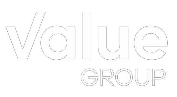 Letras recortadas de PVC blanco Value Group - 100x46 cm Letras recortadas de PVC blanco Value Group - 100x46 cm