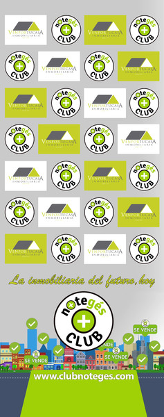 Roll up expositor enrollable VENPORTUCASA INMOBILIARIA - 85x200 cm