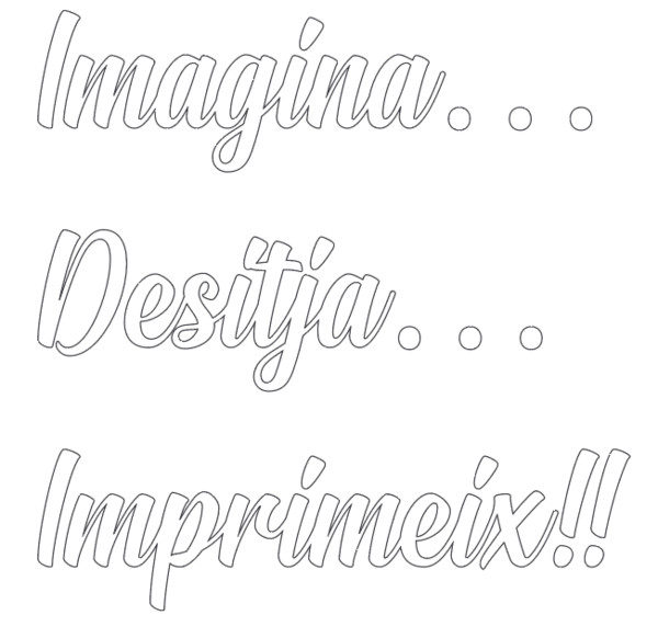 Letras recortadas de PVC blanco Carlos Pares Gallardo - 63x64 cm Letras recortadas de PVC blanco Carlos Pares Gallardo - 63x64 cm