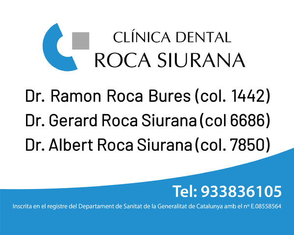 Placa de Empresa de metacrilato rectangular CLINICA DENTAL ROCA SIURANA - 25x20 cm Placa de Empresa de metacrilato rectangular CLINICA DENTAL ROCA SIURANA - 25x20 cm