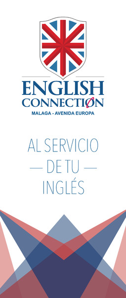 Roll up expositor enrollable English Connection Málaga Av Europa - 85x200 cm
