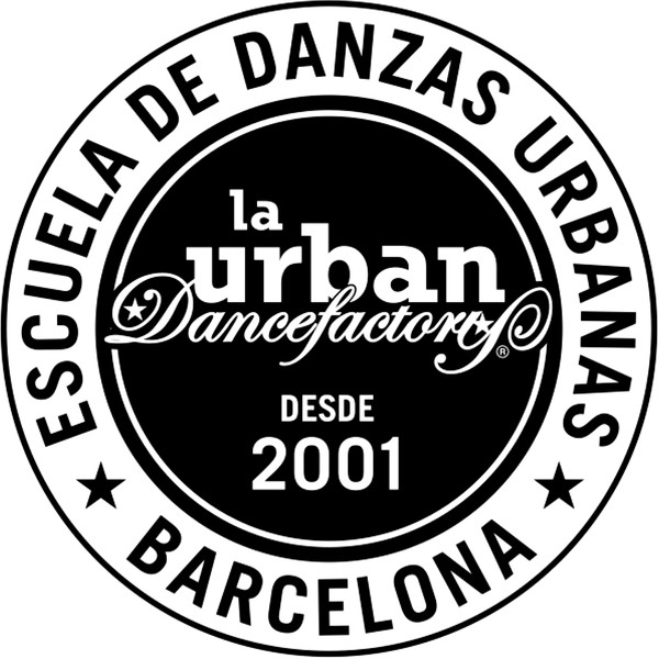 Banderola luminosa redonda dos caras LA URBAN DANCE FACTORY - 40x40 cm