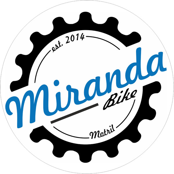 Banderola luminosa redonda dos caras Miranda Bike - 60x60 cm