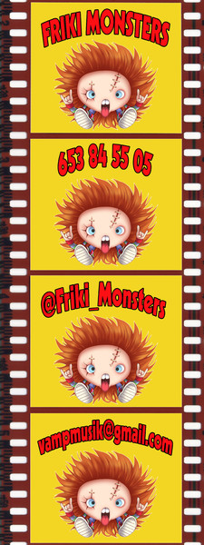 X-Banner Friki Monsters - 60x160 cm