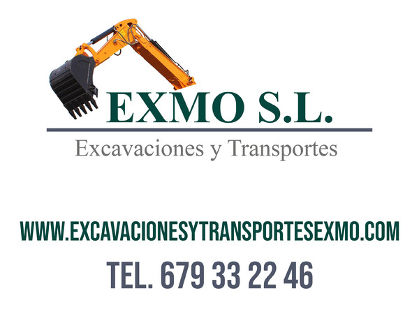 Lona impresión digital una cara Excavaciones y transportes Exmo 2019 SL - 80x60 cm