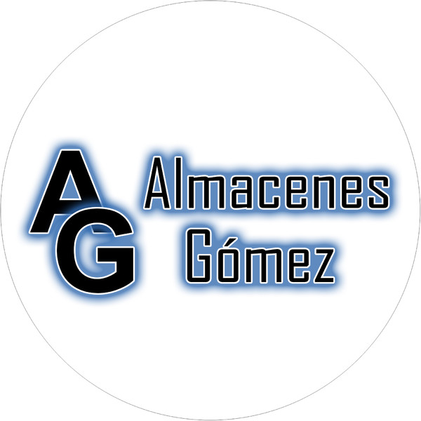 Banderola luminosa redonda dos caras Almacenes Gomez - 60x60 cm
