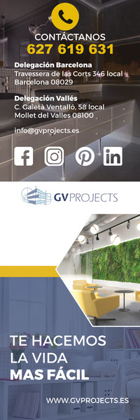 Vinilo impresión digital pegado exterior GV Projects - Barcelona 60x180 cm